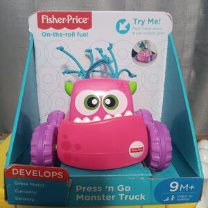 Fisher-Price Pink Monster Truck Toy